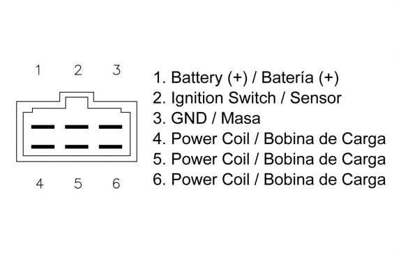 Redresseur / Régulateur Moto Tecnium pour Kawasaki GPZ 600 R (85-89)