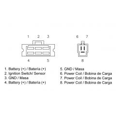 Redresseur / Régulateur Moto Technium pour XL 600 V Transalp (87-88)
