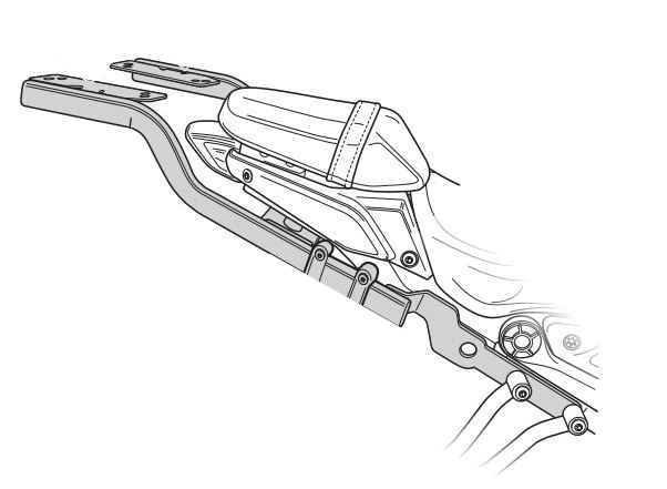 Support Top Case Shad pour Voge 300AC (20-22)
