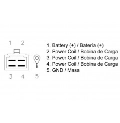 Redresseur / Régulateur Moto Tecnium pour Suzuki GS 650 (81-82)