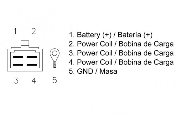 Redresseur / Régulateur Moto Tecnium pour Suzuki GS 650 (81-82)