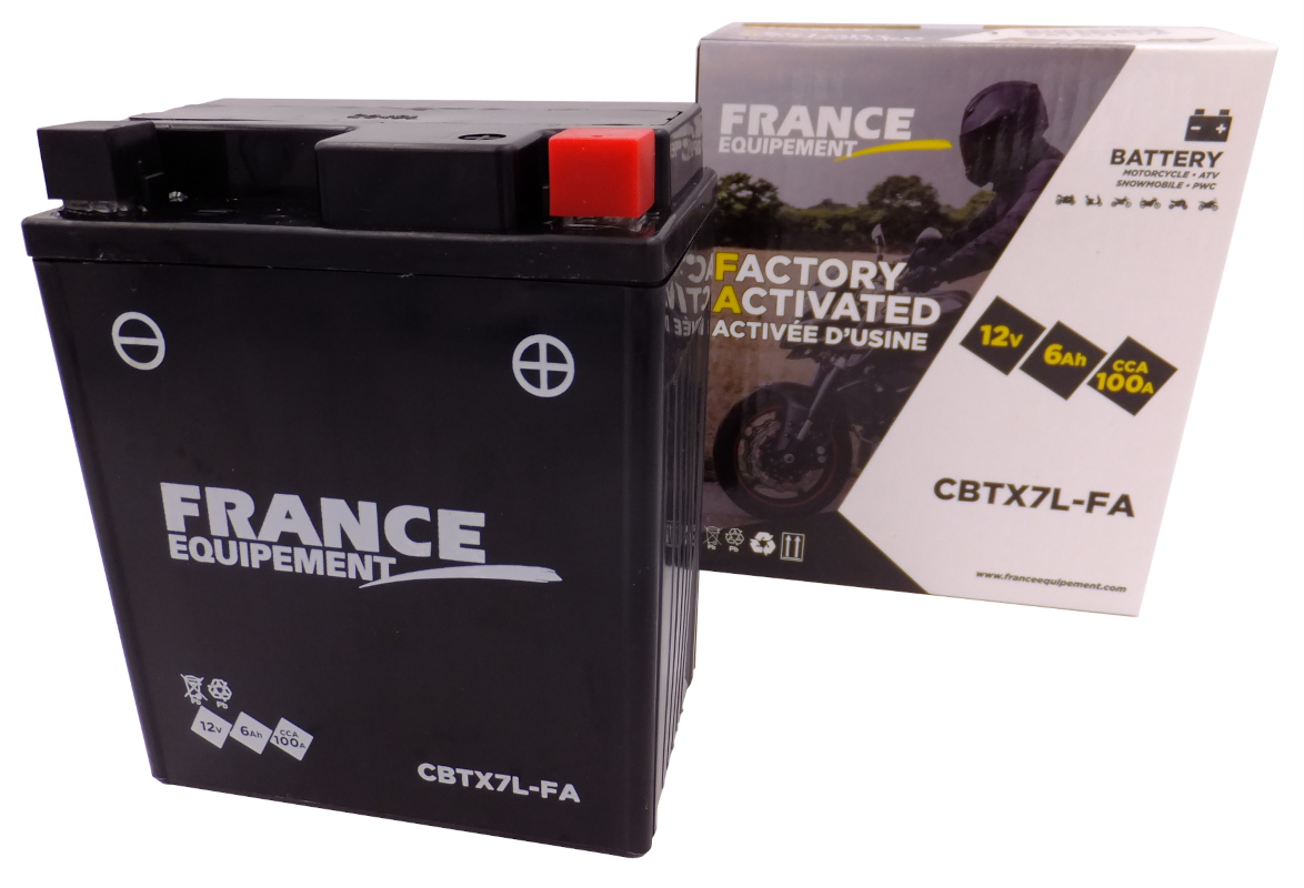 Batterie Moto FE CBTX7L-FA (YTX7L / BTX7L)