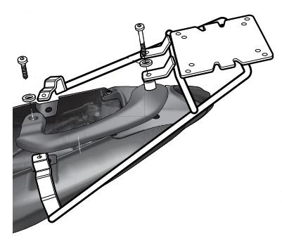 Support Top Case Shad pour Keeway RKV 125 (11-21)