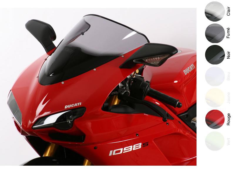 Bulle Moto MRA Type Racing +80mm pour Ducati 1098 S et R (07-09)