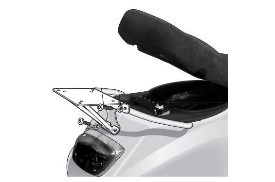 Support Top Case Shad pour Piaggio LX 125 (05-14)