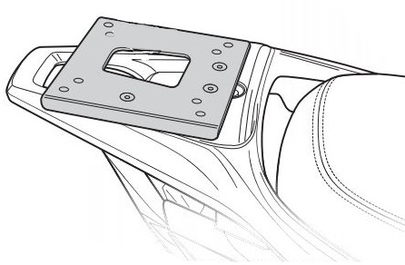 Support Top Case Shad pour Kymco People S 125 (18-22)