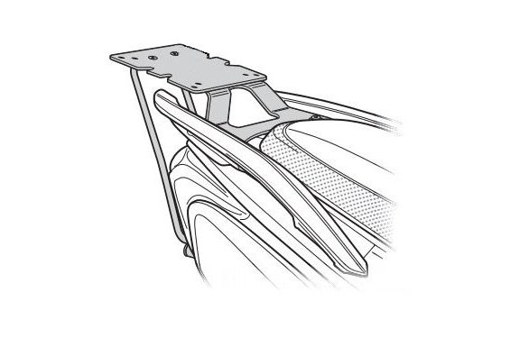 Support Top Case Shad pour Daelim XQ1 125 (18-22) Support Top Case Shad pour Daelim XQ1 125 (18-22)