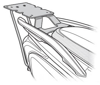 Support Top Case Shad pour Daelim XQ1 125 (18-22)