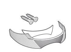 Kit Catadioptre Shad pour Top Case SH33