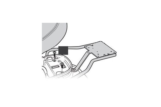 Support Top Case Shad pour Super Soco CU-X (19-22)