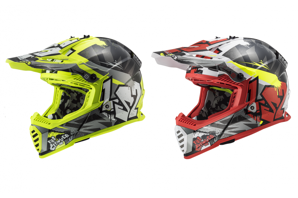 Casque Cross LS2 FAST EVO CRUSHER - Street Moto Piece