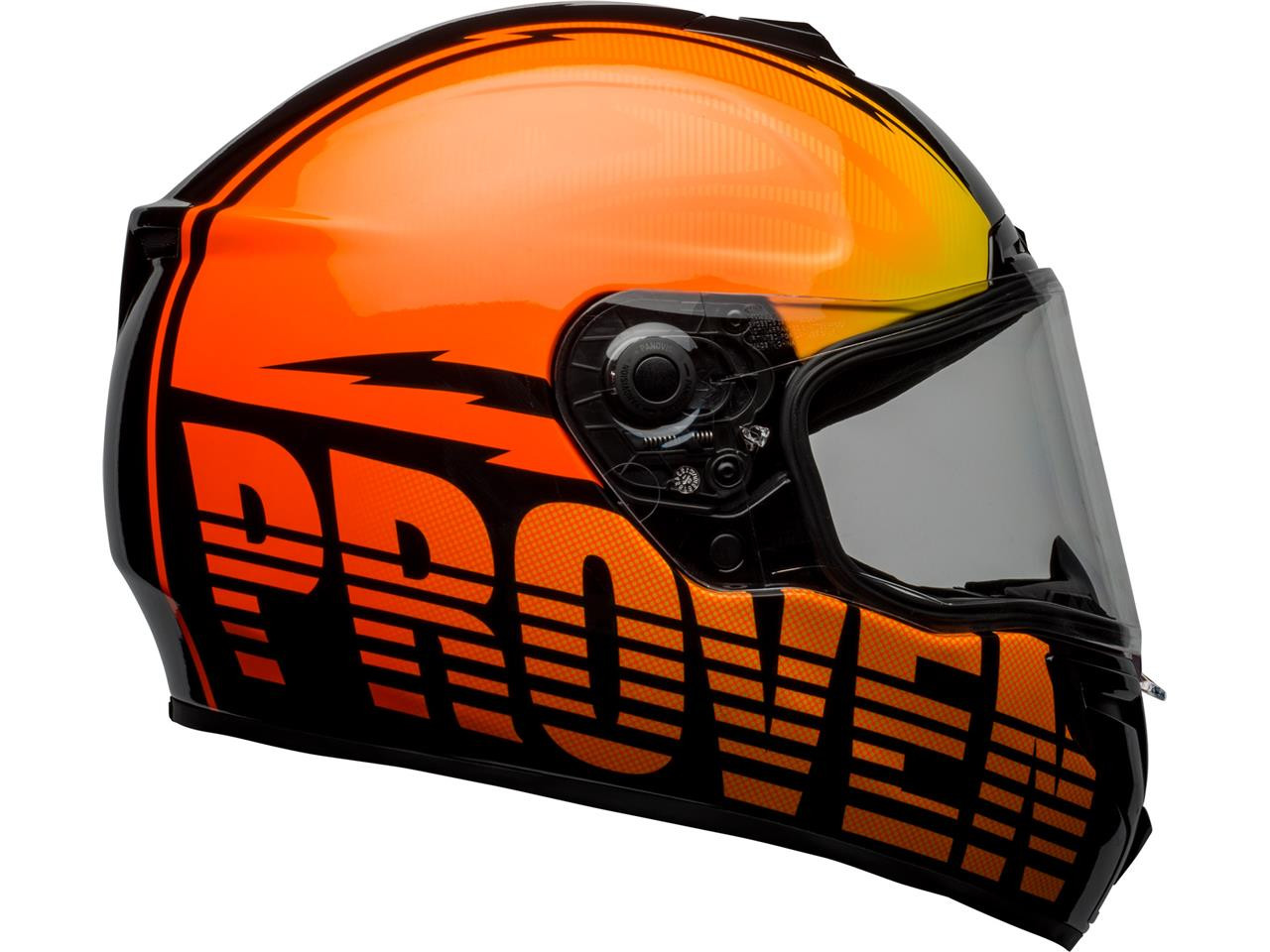 Casque Moto BELL SRT PROVERB 2021 Orange - Noir