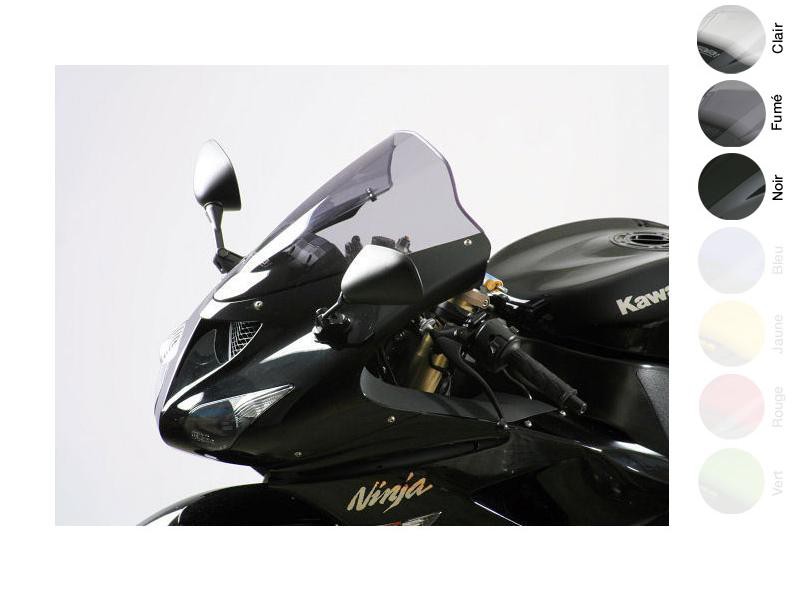Bulle Moto MRA Type Racing -10mm pour ZX6 R et ZX 636 (05-08)