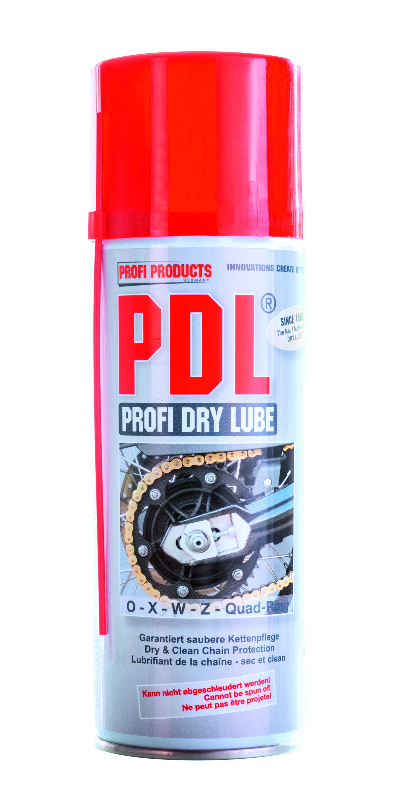 Lubrifiant Sec pour Chaines Moto PDL Profi Dry Lube 400ml