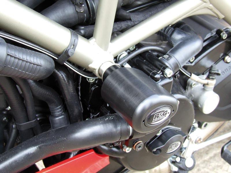 Tampon R&G Aero pour Hypermotard 1100 Evo (10-13) - CP0253BL