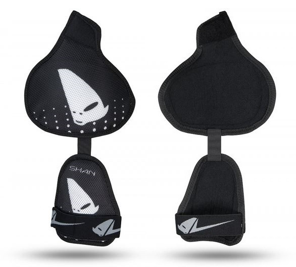 Épaulières Noir pour Pare-Pierres UFO SHAN 2