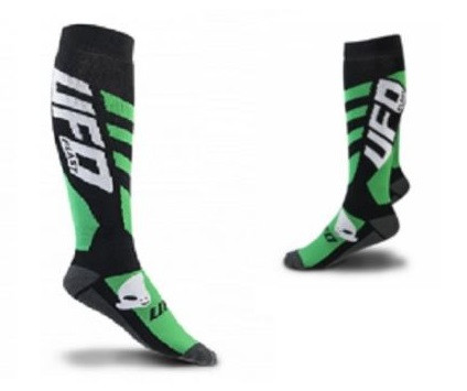 Chaussettes UFO Taille M Noir - Vert