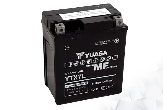 Batterie Moto Yuasa YTX7L / Activée Usine Batterie Moto Yuasa YTX7L / Activée Usine