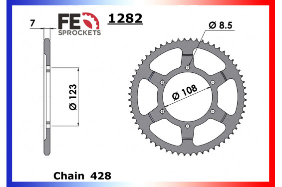 Kit Chaine Moto FE pour Aprilia SX 125 E4 (18-22) Kit Chaine Moto FE pour Aprilia SX 125 E4 (18-22)