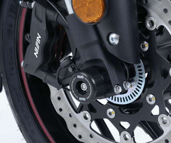 Roulettes de protection de fourche R&G pour BMW G310 R (16-23) G310 GS (17-23) - FP0197BK