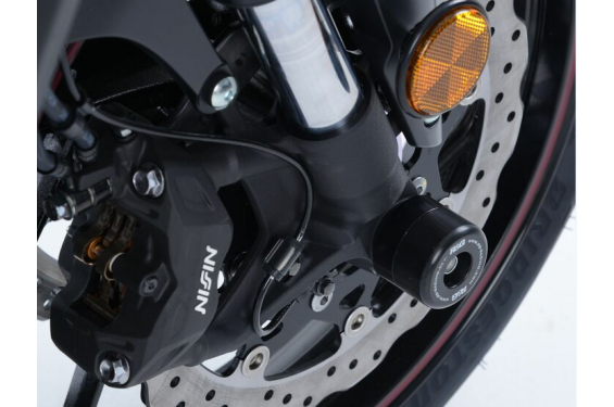 Roulettes de protection de fourche R&G pour BMW G310 R (16-23) G310 GS (17-23) - FP0197BK