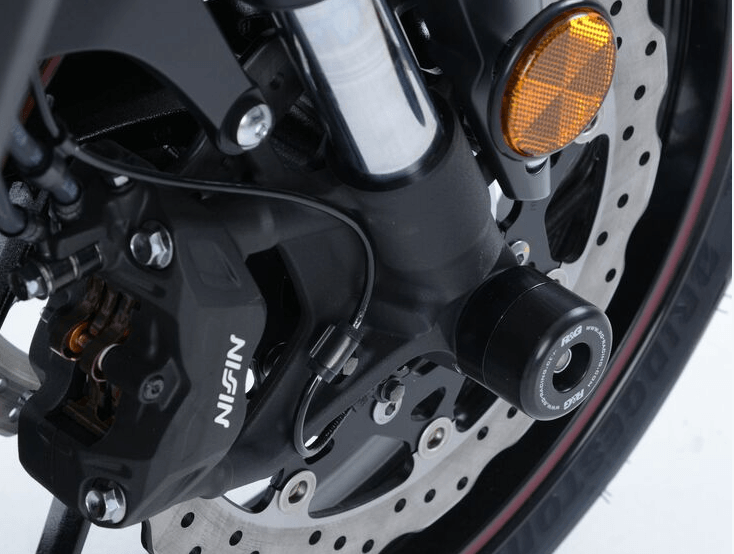 Roulettes de protection de fourche R&G pour BMW G310 R (16-23) G310 GS (17-23) - FP0197BK