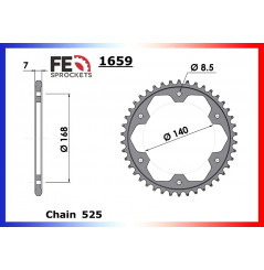 Kit Chaine Moto FE pour BMW F800 R (09-19) Vis Ø8.5
