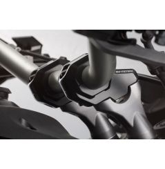 Réhausse Guidon SW-Motech pour Guidon 22mm – Déport 30mm Haut, 21mm Arrière LEH.00.039.21001/S