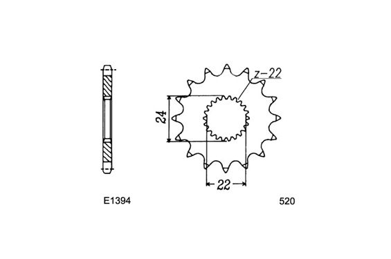 Kit Chaine Moto FE pour Aprilia RS 125 (92-05) Kit Chaine Moto FE pour Aprilia RS 125 (92-05)
