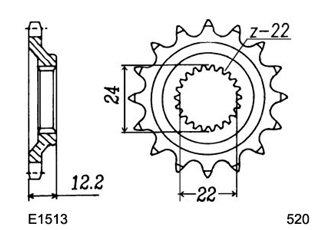 Kit Chaine Moto FE pour Aprilia Pegaso 600 (90-92)