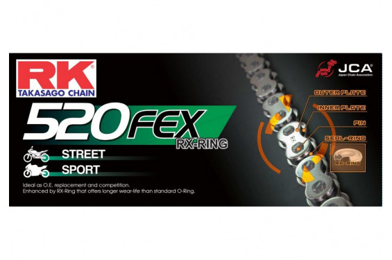 Kit Chaine Moto FE pour Aprilia Pegaso Trail 650 (06-09)