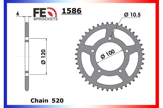 Kit Chaine Moto FE pour Aprilia Pegaso Factory 650 (07-10) Kit Chaine Moto FE pour Aprilia Pegaso Factory 650 (07-10)