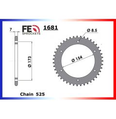 Kit Chaine Moto FE pour Aprilia Futura 1000 (01-05)
