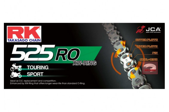 Kit Chaine Moto FE pour Aprilia Tuono R 1000 (06-11)