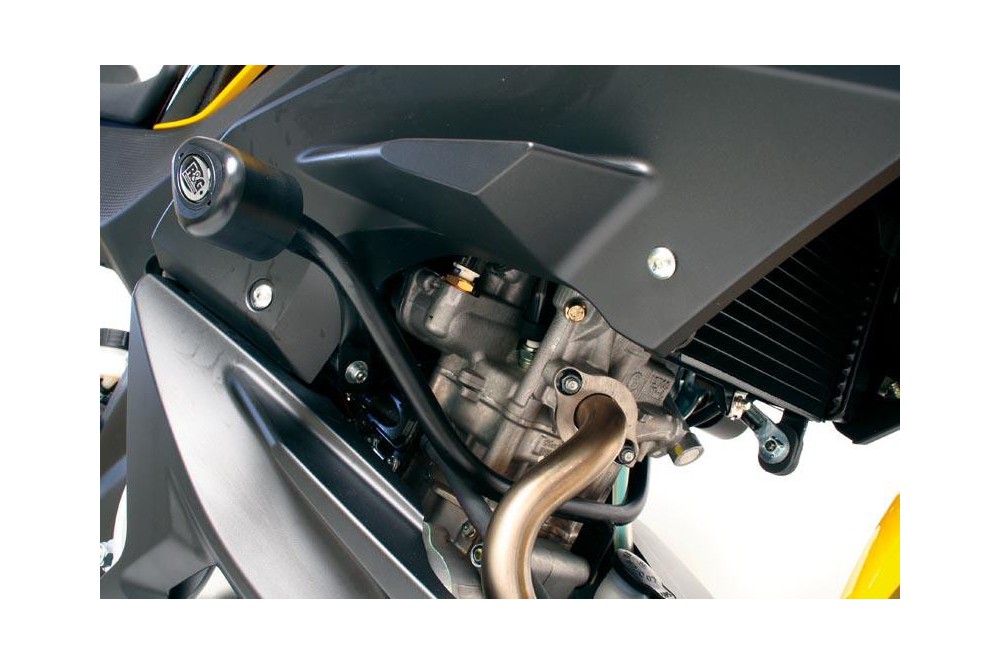 Embouts De Guidon Moto Aluminium Rouge - Compatible Yamaha YZF R125, MT-07, MT-09 Et Autres - 10