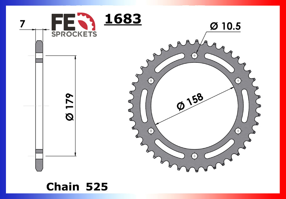 Kit Chaine Moto FE pour Aprilia Caponord Rally 1000 (03-09)