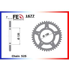 Kit Chaine Moto FE pour Aprilia Caponord 1200 (13-19)