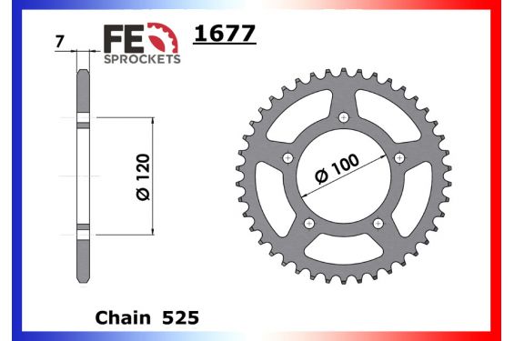 Kit Chaine Moto FE pour Aprilia Caponord 1200 (13-19) Kit Chaine Moto FE pour Aprilia Caponord 1200 (13-19)