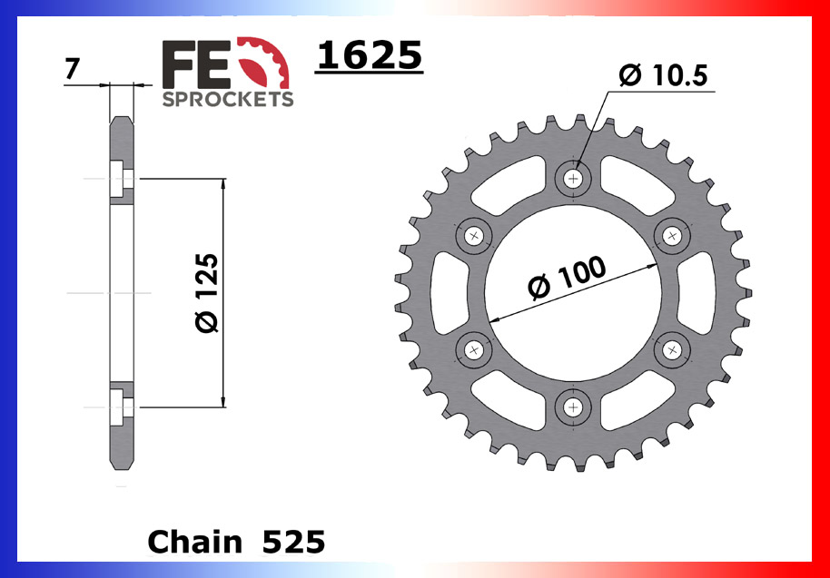 Kit Chaine Moto FE pour Benelli Tre-K Amazonas 1130 (06-17)