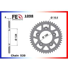 Kit Chaine Moto FE pour Ducati 400 Scrambler Sixty2 (16-21)