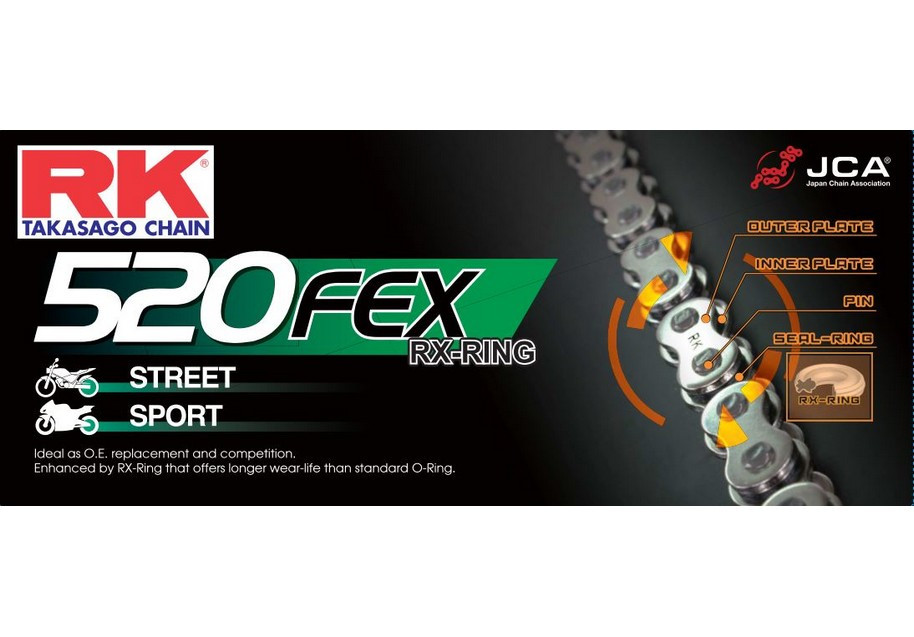 Kit Chaine Moto FE pour KTM LC4 Adventurer 640 (99-07)