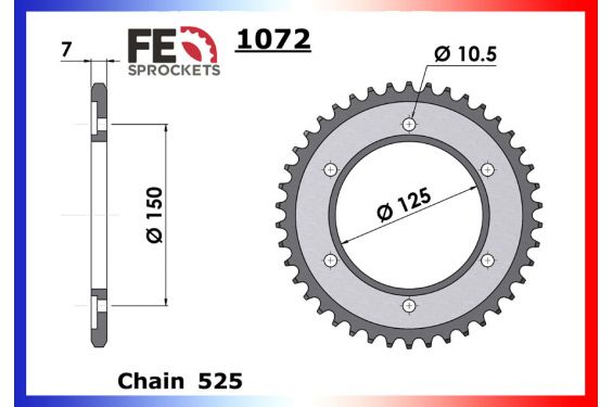 Kit Chaine Moto FE pour KTM Super Enduro R 950 (06-09) Kit Chaine Moto FE pour KTM Super Enduro R 950 (06-09)
