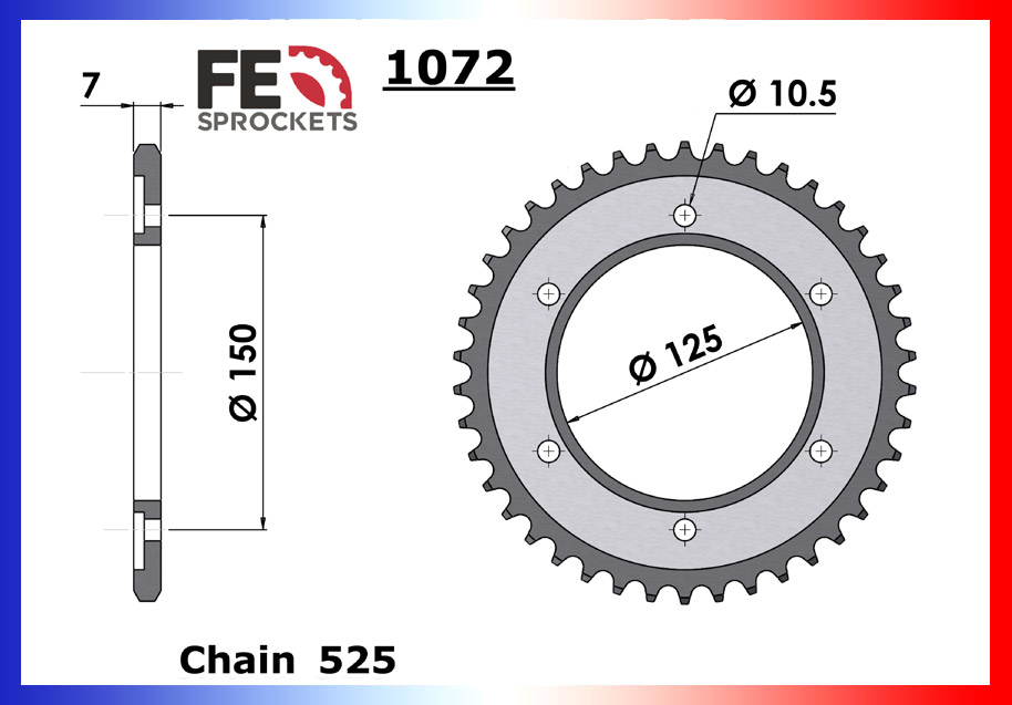 Kit Chaine Moto FE pour KTM Super Enduro R 950 (06-09)