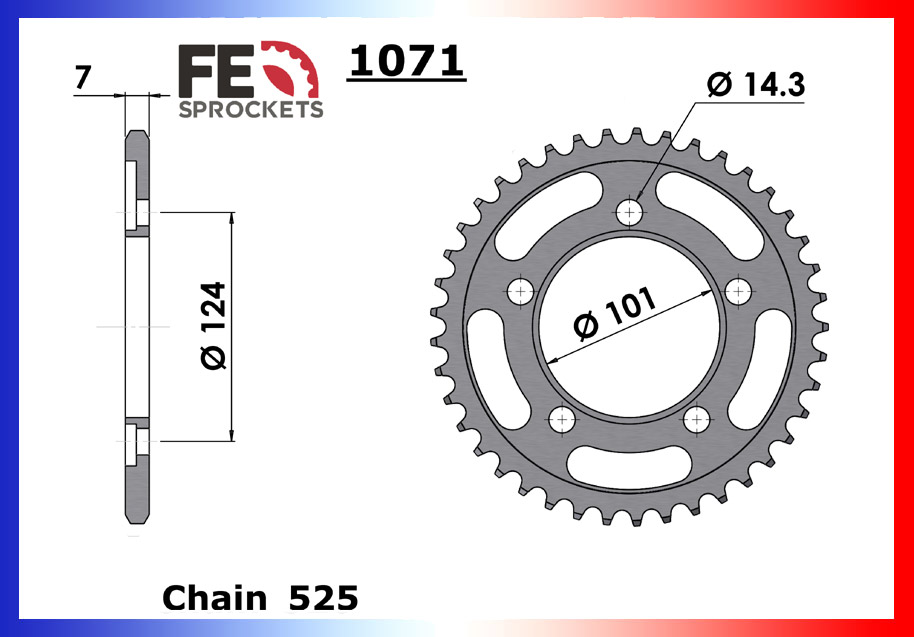 Kit Chaine Moto FE pour KTM 1190 RC8 / RC8R (11-15)