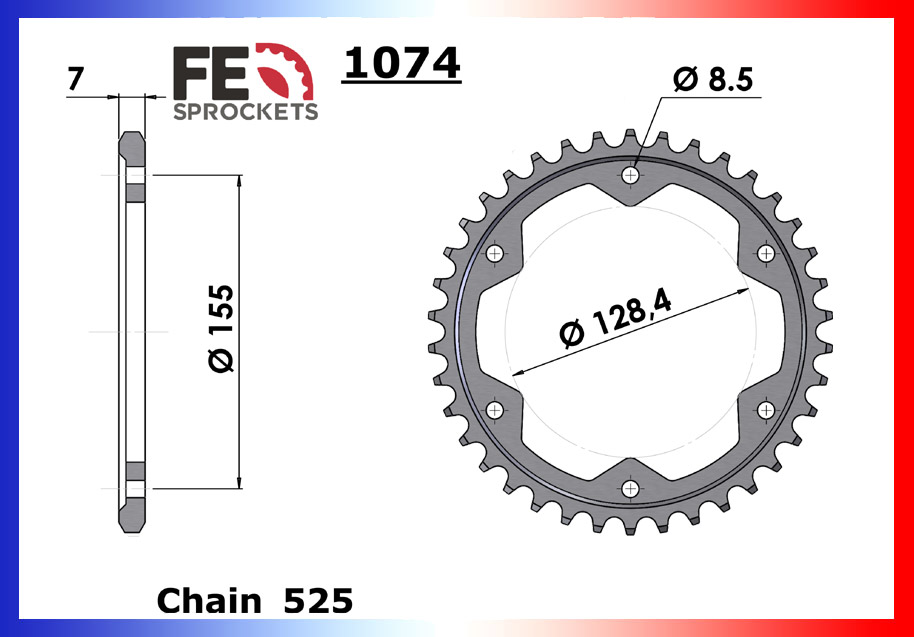 Kit Chaine Moto FE pour KTM Super Duke 1290 R & GT (14-21)