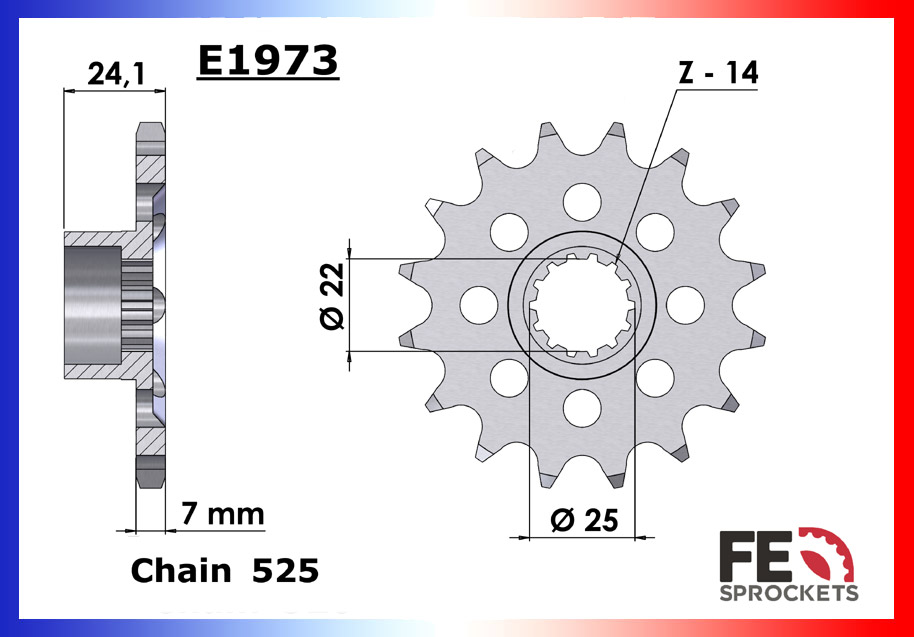 Kit Chaine Moto FE pour MV Agusta F3 675 (12-20)