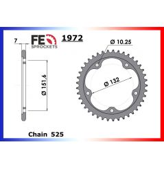 Kit Chaine Moto FE pour MV Agusta F4 1000 (2005)