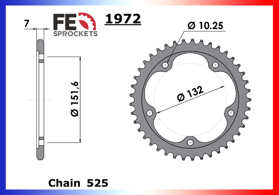 Kit Chaine Moto FE pour MV Agusta Brutale Corsa 1090 (14-17)