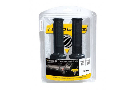 Poignées Chauffantes Moto Tecno Globe GOLD 130mm Poignées Chauffantes Moto Tecno Globe GOLD 130mm