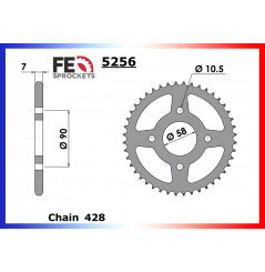 Kit Chaine Moto FE pour Honda CB 125 F (14-16)